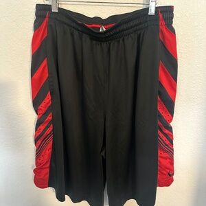 Nike Equalizer Performance Shorts - Black and Red Size 2XL